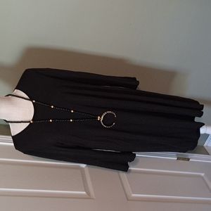 Black t shirt dress